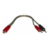 Cable Adaptador Auto Audio Sonido 2x1 Rca