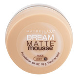 Base De Maquillaje Dream Matte Mousse Nude Maybelline