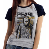 Blusa Baby Look Camiseta Pearl Jam Banda Rock Classico