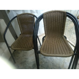 Silla X4 Exterior Jardin Balcon Terraza Silla Rattan Detalle