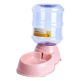 Bebedero Agua Automático Perros Gatos 3.8 Litros Calidad Color Rosa
