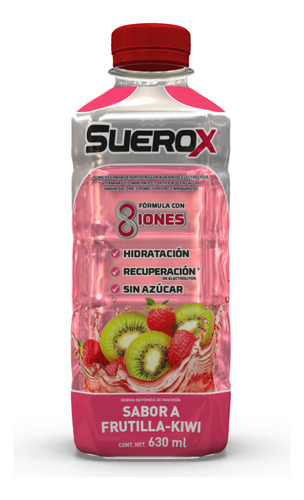 Suerox Bebida Isotónica Frutilla-kiwi 630 Ml