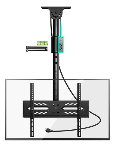 Greenstell Soporte De Techo Para Tv Con Toma De Corriente, S