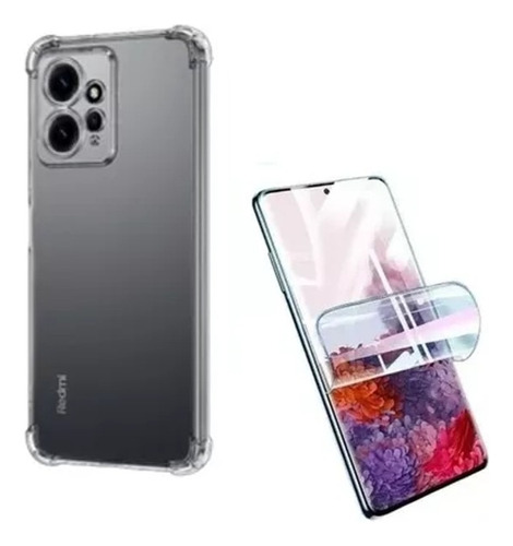 Capa Capinha  + Pelicula Hidrogel Gel Para Redmi Note 12 4g