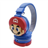 Audífonos De Diadema Mario Bros Con Bluetooth , Auriculares