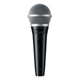 Micrófono Dinámico Shure Pga48 Vocal Cardioide Profesional Color Negro