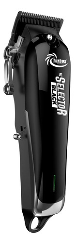 Maquina Corte Profesional Turbox Selector Black Inalámbrica Color Negro
