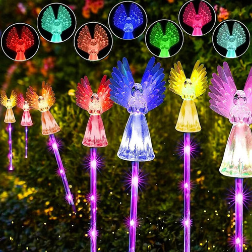 Anriy Luz Solar Angel Light, Luz De Jardín, Luz Navideña, 6