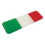 Bandeira Emblema Itália Adesivo Resinado Bike Carro Moto