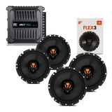 Kit Alto Falantes Portas Jbl  Forte + Módulo Banda Bd 400.4