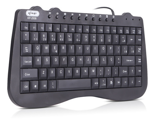 Mini Teclado Multimídia Standard Com Fio Usb -pc E Notebook