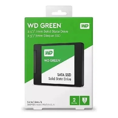 interno Western Digital WD Green WDS200T2G0A 2TB preto | Parcelamento sem juros