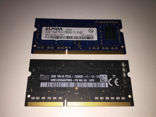 2 Memorias Ddr3 Macboook Pro 13 Mediados 2012