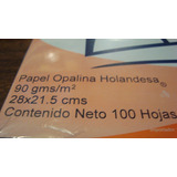 500 Hojas De Opalina Tamaño Carta Papel 90gr Papeleria