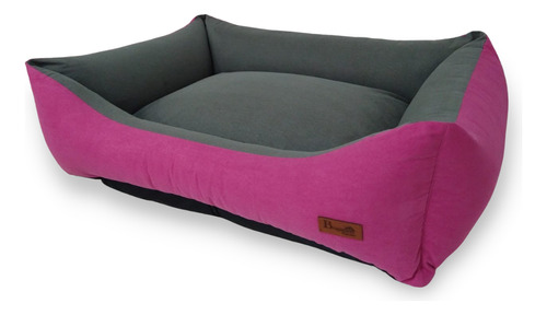 Cama Perro Gato Premium Impermeable Resistente 20 A 40 Kg Color Fucsia