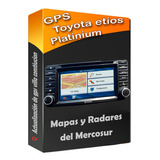 Actualización Gps Toyota Etios Platinum Mapas Mercosur