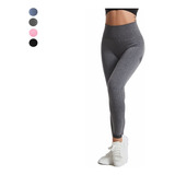 Pantalones Tipo Legging Sin Costuras Para Yoga Gym, 1 Unidad