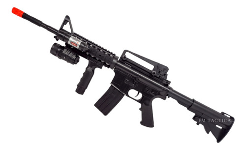 Rifle M4 6 Mm 0.12 G Plástico Airsoft Resorte Ukarms P1158b