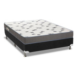 Cama Box Casal: Colchão D33 Ortobom  Light+base Crc Courano