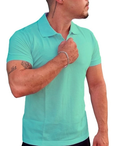 Camisa Gola Polo Masculina Básica/lisa Pronta Entrega