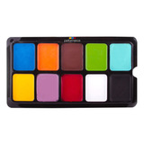 Paleta 10 Colores En Crema  Aqua Bonds Pro | Body Paint