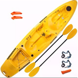 Combo Kayak Rocker Warrior Para 3 Personas 2 Remos Zona Sur