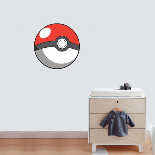 Adesivo Parede Quarto Infantil Desenho Pokemon Pokebola