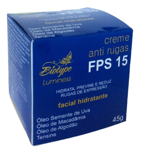 10 Creme Facial Luminess Anti Rugas Fps 15 Biotype - Atacado