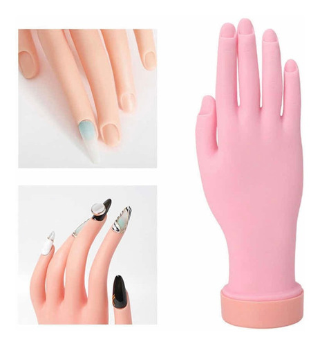 Mano De Práctica Para Uñas Gel Y Acrílicas