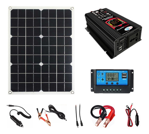 Kit De Inicio De Panel Solar De 500 W Y 12 Voltios