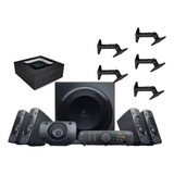 Parlantes 5.1 Logitech Z906 + Adaptador Bluetooth + Soportes