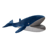 Pelucia Baleia Boneco Animal Realista Jubarte Tubarão 