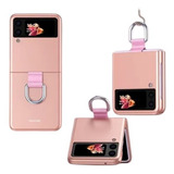 Funda Para Samsung Z Flip 3 Carcasa Celular Case Con Anillo