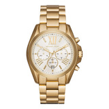 Reloj Mujer Michael Kors Mk6266 Cuarzo Pulso Dorado En Acero