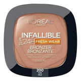 Base De Maquillaje En Polvo L'oréal Paris Infallible Soft Bronzer Infallible 24h Soft Bronzer Tono 200-fair-pale