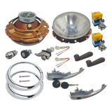 Kit Manijas Chapas Faros Y Foco Biceles Vw Safari 1. 73-80