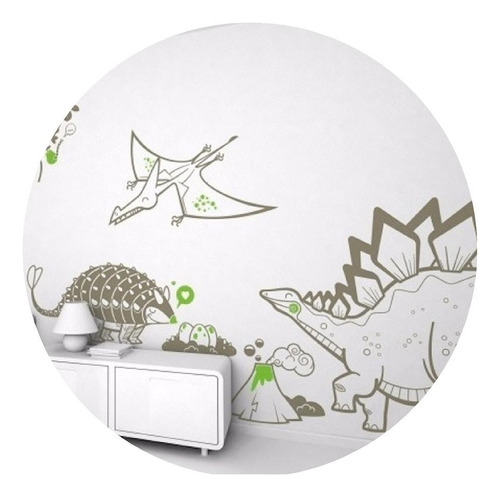 Stickers Decorativos Grandes Infantiles Selva O Dinosaurios