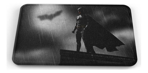 Tapete Dc Comic Batman Y La Batiseñal Baño Lavable 40x60cm