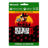 Red Dead Redemption 2 Ultimate Edition Xbox - 25 Dígitos