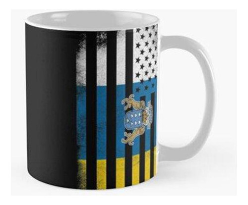 Taza Islas Canarias Bandera Americana Islas Canarias Y Ee.uu