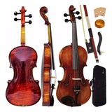 Violino Clássico Profissional 4/4 Envelhecido Maciço Vk544