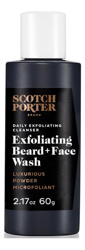 Scotch Porter Jabon Exfoliante Para Barba Y Limpiador Facial