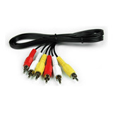 Cable Rca De Audio Y Video 3x3 Plug Macho / Macho 