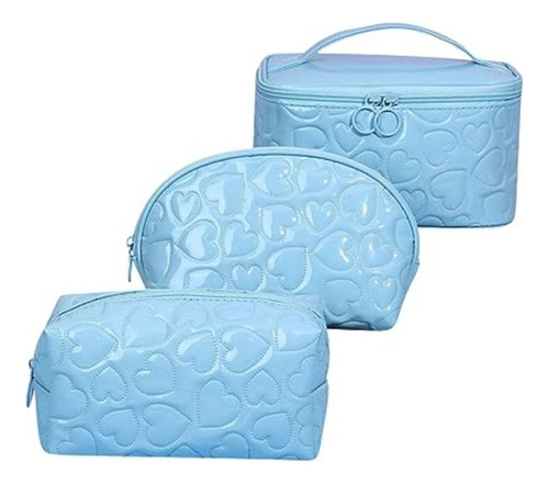 Set De Bolsas De Maquillaje Portátil, Impermeable, 3 Unidade