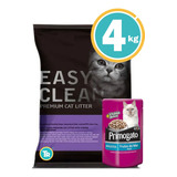 Sanitario Para Gatos - Easy Clean Lavanda X 4kg De Peso Neto