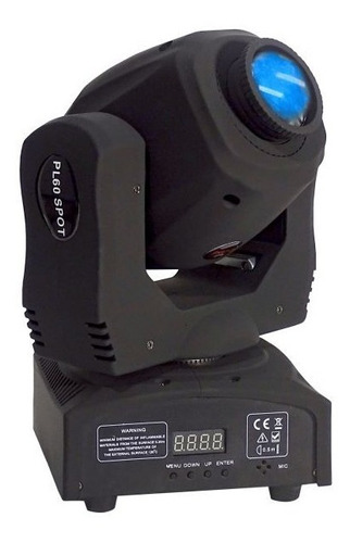 Cabeza Móvil Spot Mini Pro Dj Pl60 Spot Lighting Con Gobos 