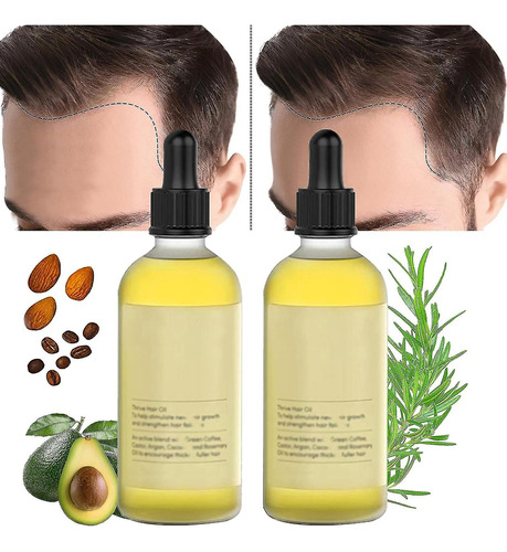 Aceite Vegano Natural Para El Crecimiento Del Cabello, 120 M