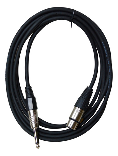 Cable Microfono Desbal. P6,3-xlr H (5mts) Carverpro 