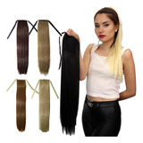 5 Extensiones Pelo Sintético Cola Caballo Premium A Eleccion