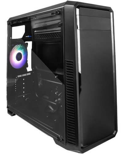 Gabinete Gamer Gamefactor Ventilador Rgb Negro Csg300 /vc